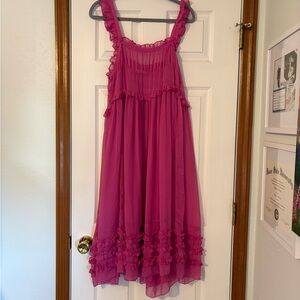 Pink Sheet woman’s dress